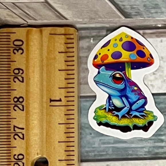 🌀10/$10🌀 Psychedelic Frog Waterproof Sticker Decal - Picture 1 of 1